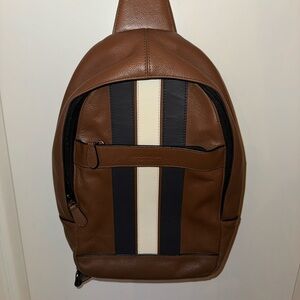 Coach Stripe Sling Bag